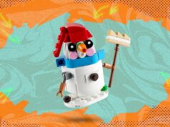 Build and take home a festive Lego Snowman for free at Barnes & Noble