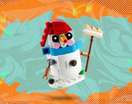 Build and take home a festive Lego Snowman for free at Barnes & Noble