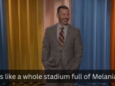 Jimmy Kimmel gleefully reacts to Trump being booed at an NFL game