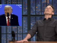 Seth Meyers reluctantly takes ‘A Closer Look’ at Trump’s Davos speech