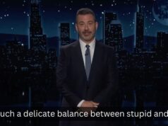 Jimmy Kimmel reacts to Pam Bondi tracking lawmakers’ Epstein files search history