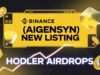 Gensyn (AIGENSYN) New Listing on Binance HODLer Airdrops