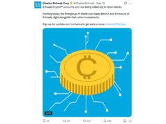 Charles Schwab Opens Spot Crypto Trading to Millions of Retail Customers